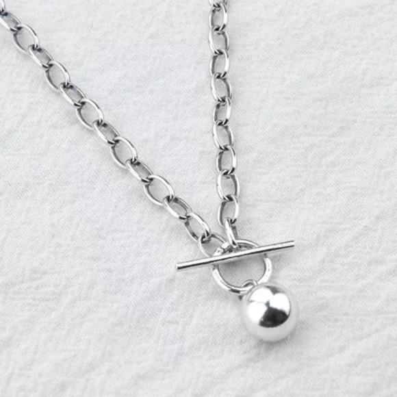 “18” NEW 925 STERLING SILVER ROUND BEAD NECKLACE, NICE NECKLACE, CUTE NECKLACE - Picture 6 of 6